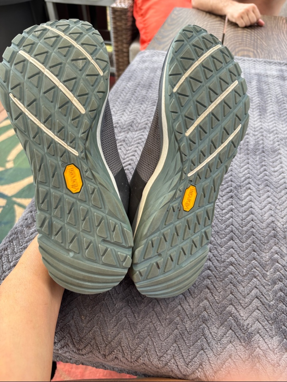 Merrell Men's Gray Athletic Trail Shoes - Picture 12 of 12